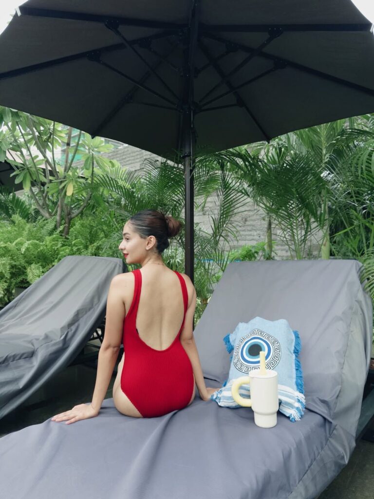 Anushka Sen in Stylish Red Bikini Outfit| Gallery 7 anushka sen latest hot bikini gallery 12731600914784369885