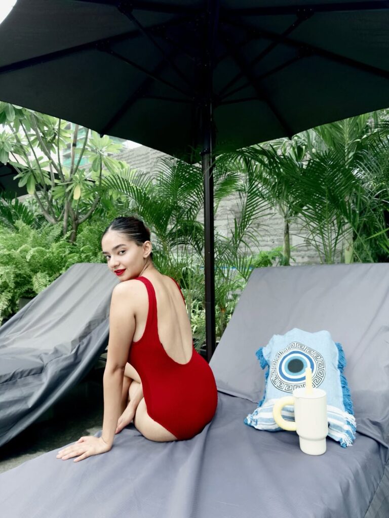 Anushka Sen in Stylish Red Bikini Outfit| Gallery 3 red bikini top 6984819142749430118