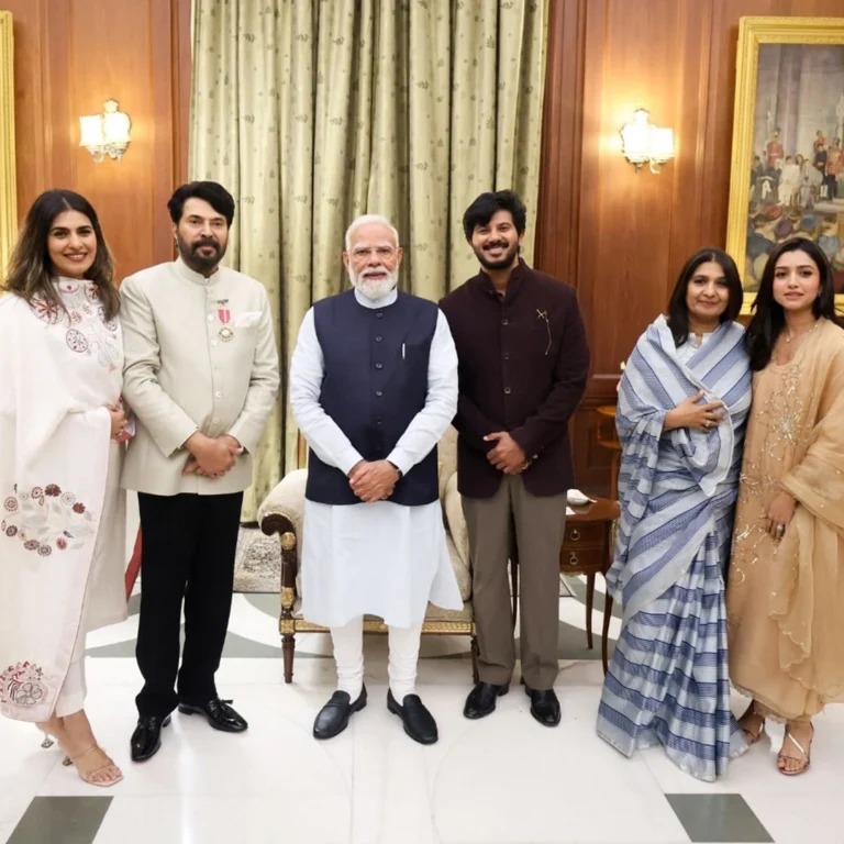 dulquer salmaan with narendra modi 04